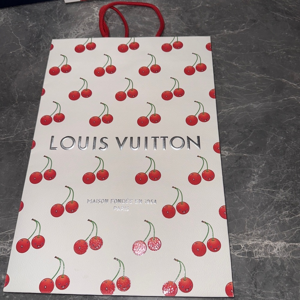 Louis Vuitton Murakami Cherry 🍒 
Limited Edition Shopping Bag